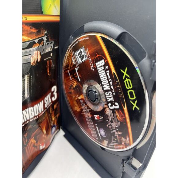 Tom Clancy's Rainbow Six 3 (Microsoft Xbox, 2003) Complete w/ Manual - Tested - Picture 7 of 7